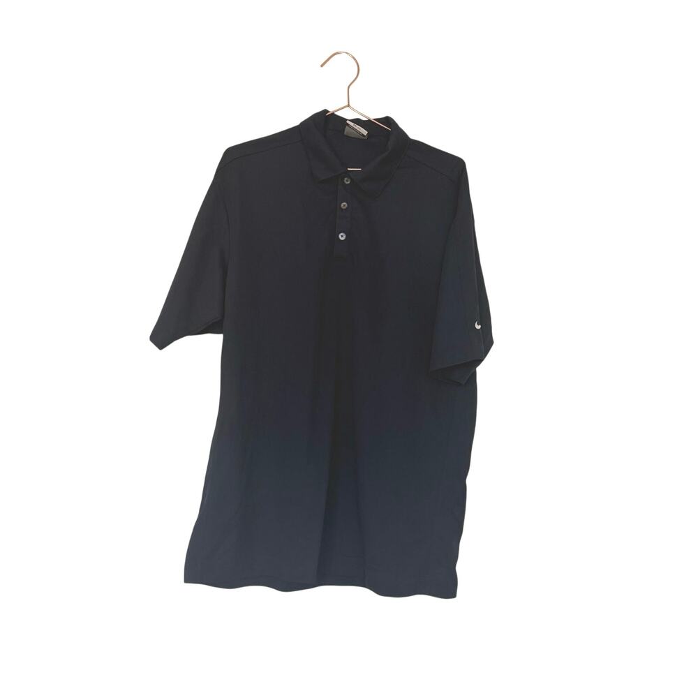 Nike golf Men's navy Polo Shirt with Logo